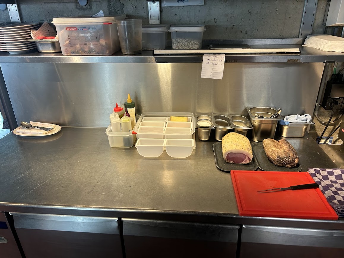 Prepped station